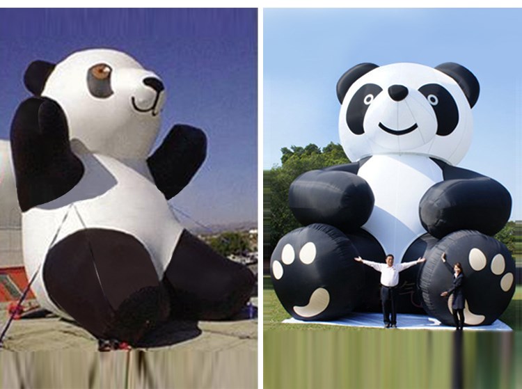 庐阳充气熊猫展示